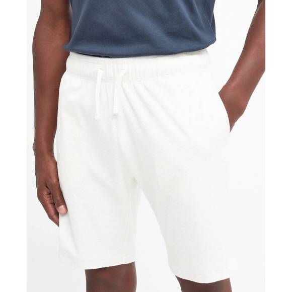 NEW BARBOUR pull on winford shorts in ecru - Picture 3 of 6